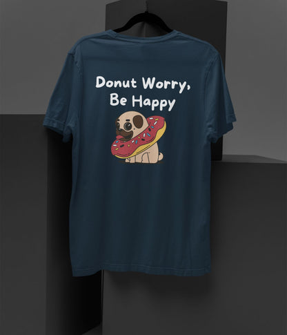 Donut Worry - Unisex Oversized Classic T-Shirt - Dark - aiink