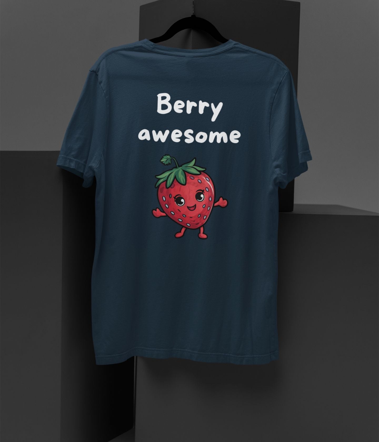 Berry Awesome  - Unisex Oversized Classic T-Shirt - Dark - aiink