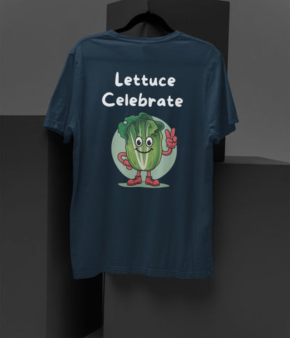 Lettuce Celebrate - Unisex Oversized Classic T-Shirt - Dark - aiink