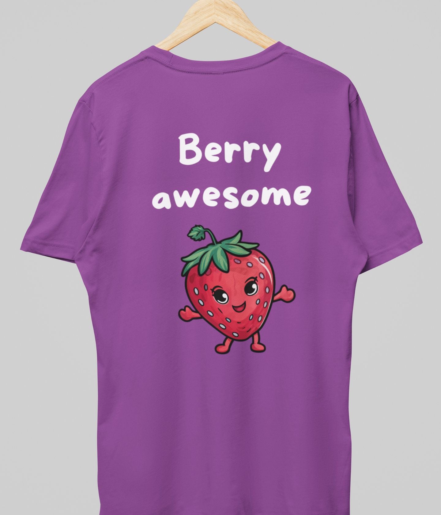 Berry Awesome - Unisex Classic T-Shirt - Dark - aiink