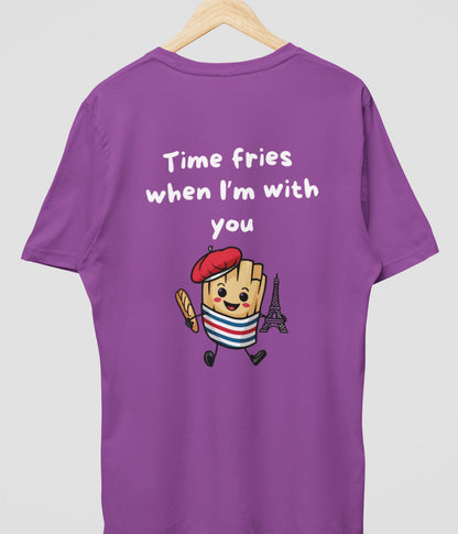 Time Fries - Unisex Classic T-Shirt - Dark - aiink