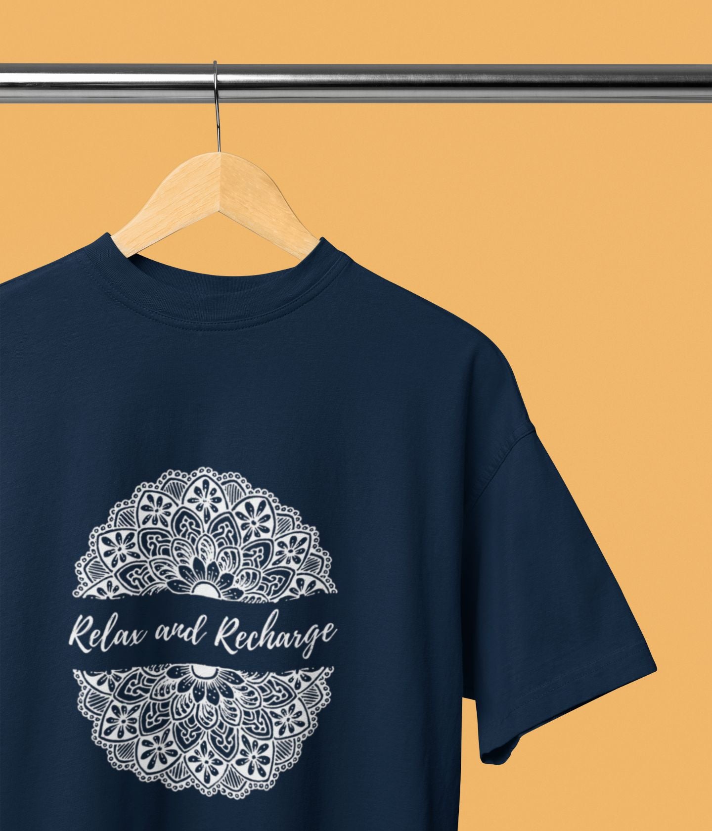 Relax And Recharge - Oversized Classic T-Shirt - Dark Ai Ink™