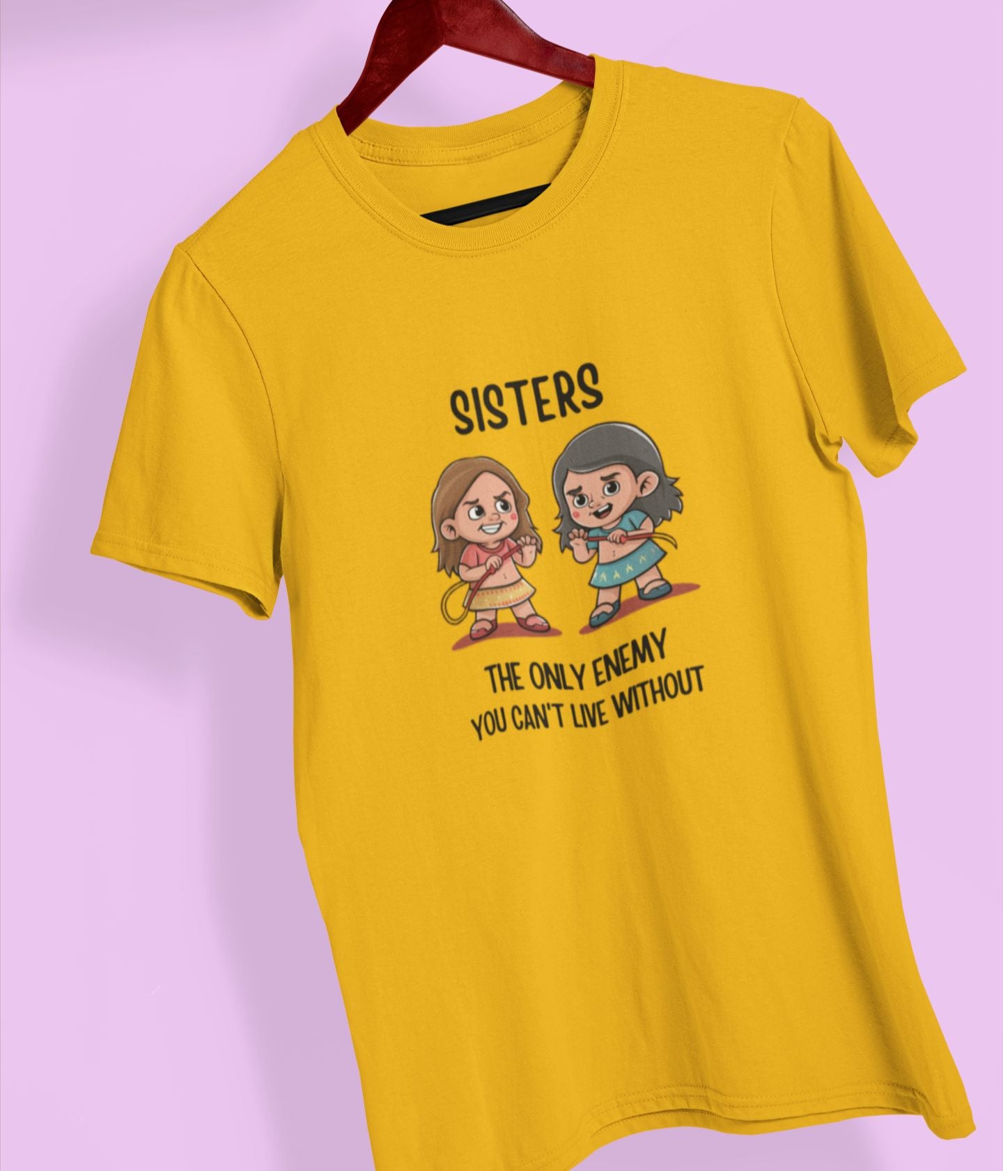 Sisters - The Only Enemy You Can't Live Without - Unisex Classic T-Shirt - aiink