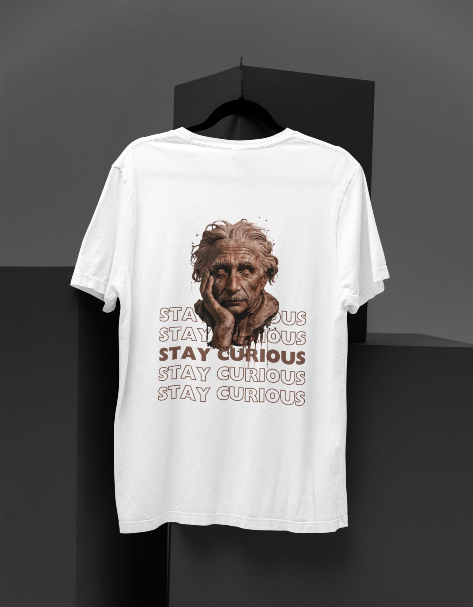 Stay Curious - Terry Oversized T-Shirt - aiink