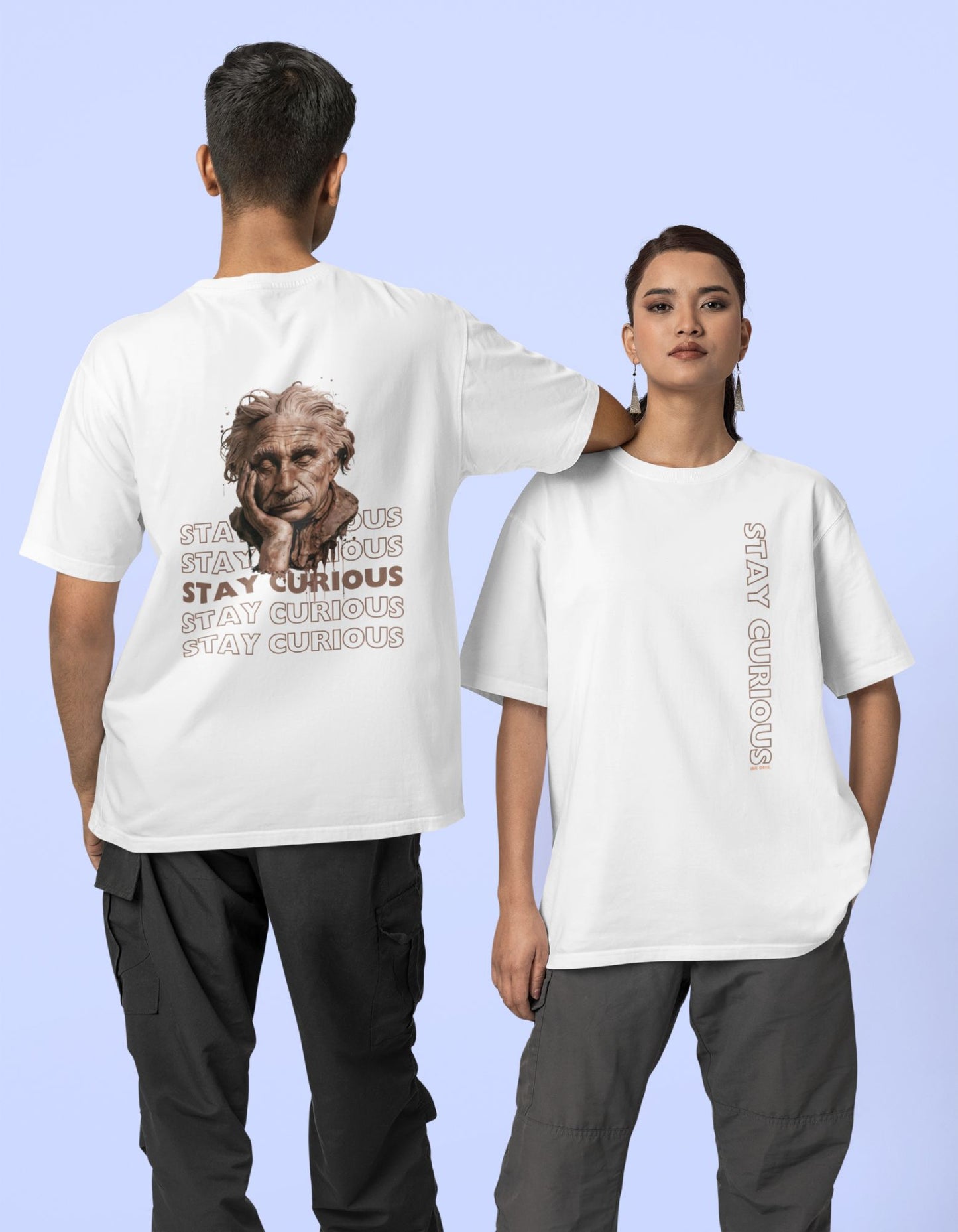 Stay Curious - Unisex Oversized Classic T-Shirt - aiink