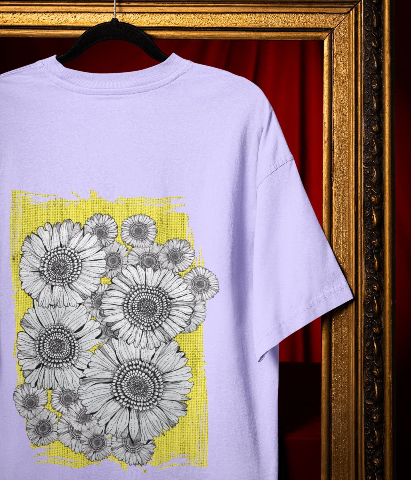 Sunflower Smiles - Terry Oversized T-Shirt - aiink