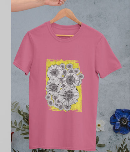 Sunflower Smiles - Unisex Classic T-Shirt - aiink