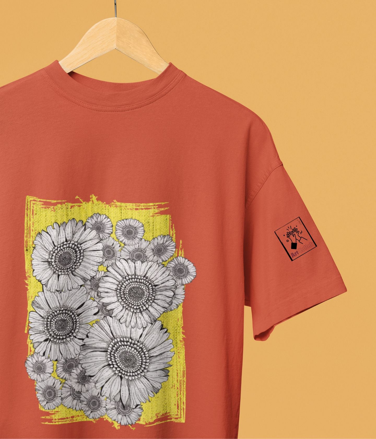 Sunflower Smiles - Unisex Oversized Classic T-Shirt - aiink