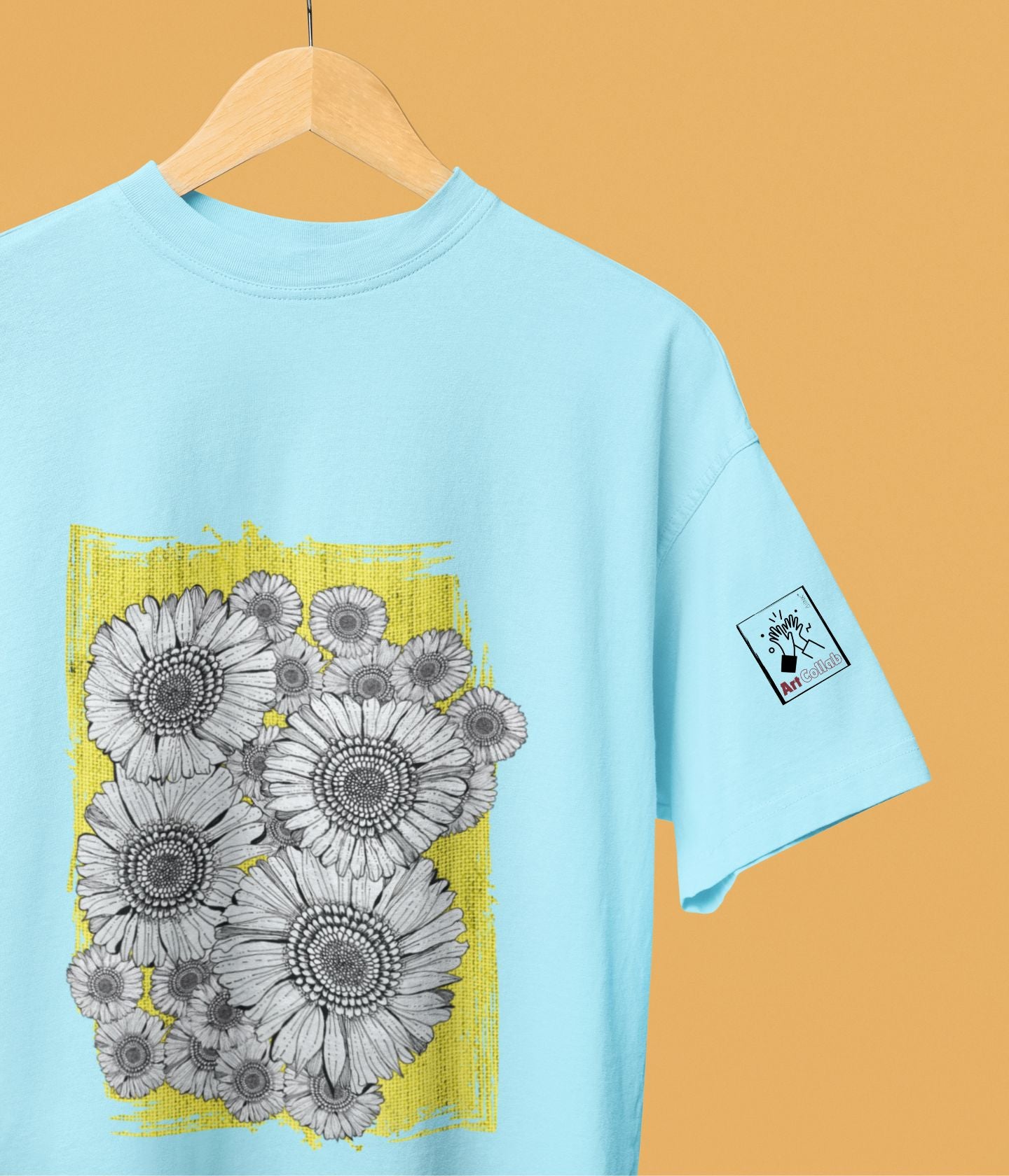 Sunflower Smiles - Unisex Oversized Classic T-Shirt - aiink