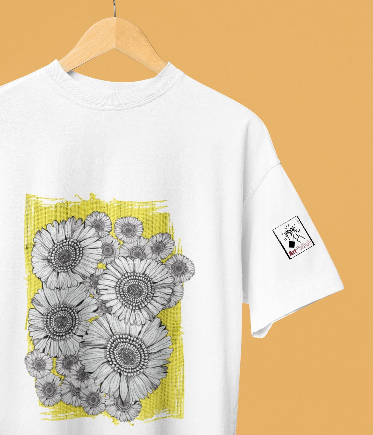 Sunflower Smiles - Unisex Oversized Classic T-Shirt - aiink