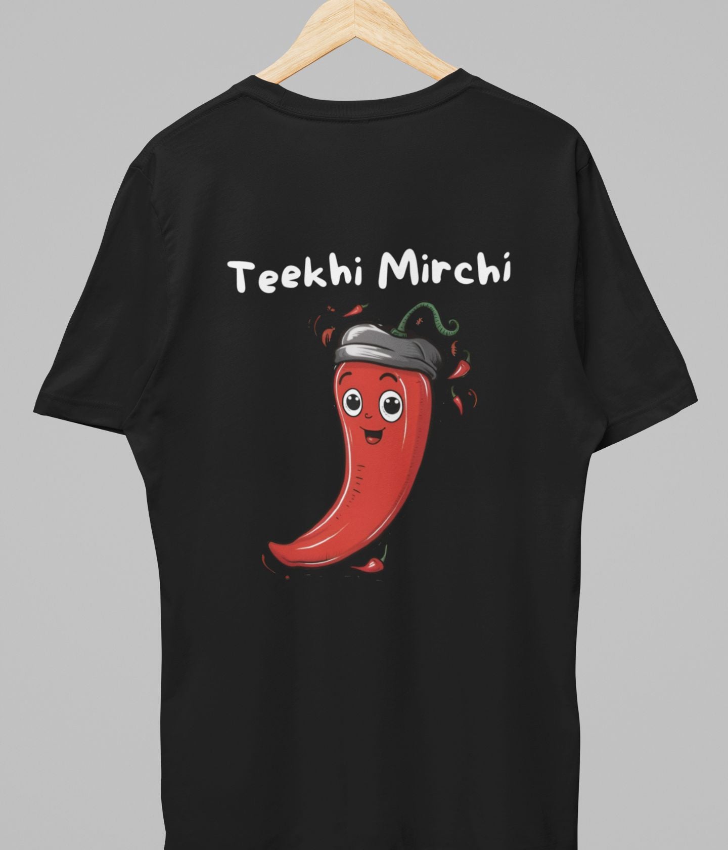 Teekhi Mirchi - Unisex Classic T-Shirt - Dark - aiink