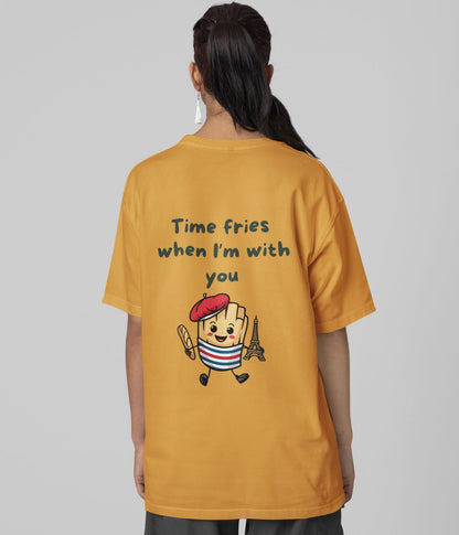 Time Fries - Unisex Oversized Classic T-Shirt - aiink