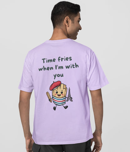 Time Fries - Unisex Oversized Classic T-Shirt - aiink