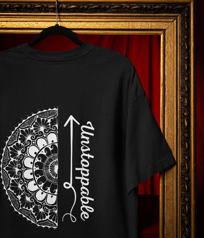 Unstoppable - Terry Oversized T-Shirt - Dark - aiink