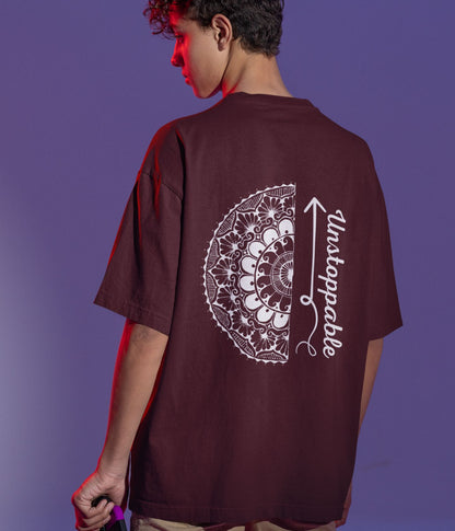 Unstoppable - Terry Oversized T-Shirt - Dark - aiink