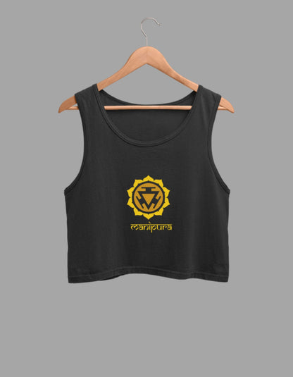 Manipura - Women's Crop Tank - aiink