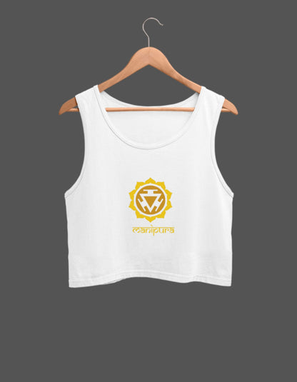 Manipura - Women's Crop Tank - aiink