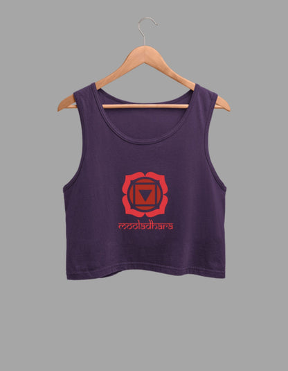 Mooladhara - Women's Crop Tank - aiink