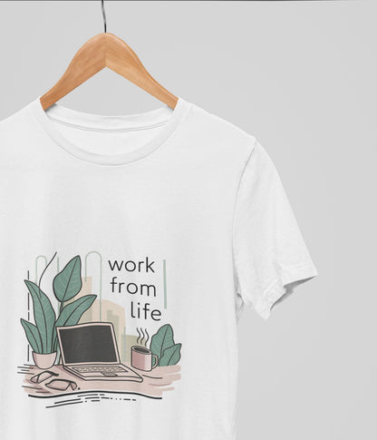 Work From Life - Men's Supima Cotton T-Shirt - aiink