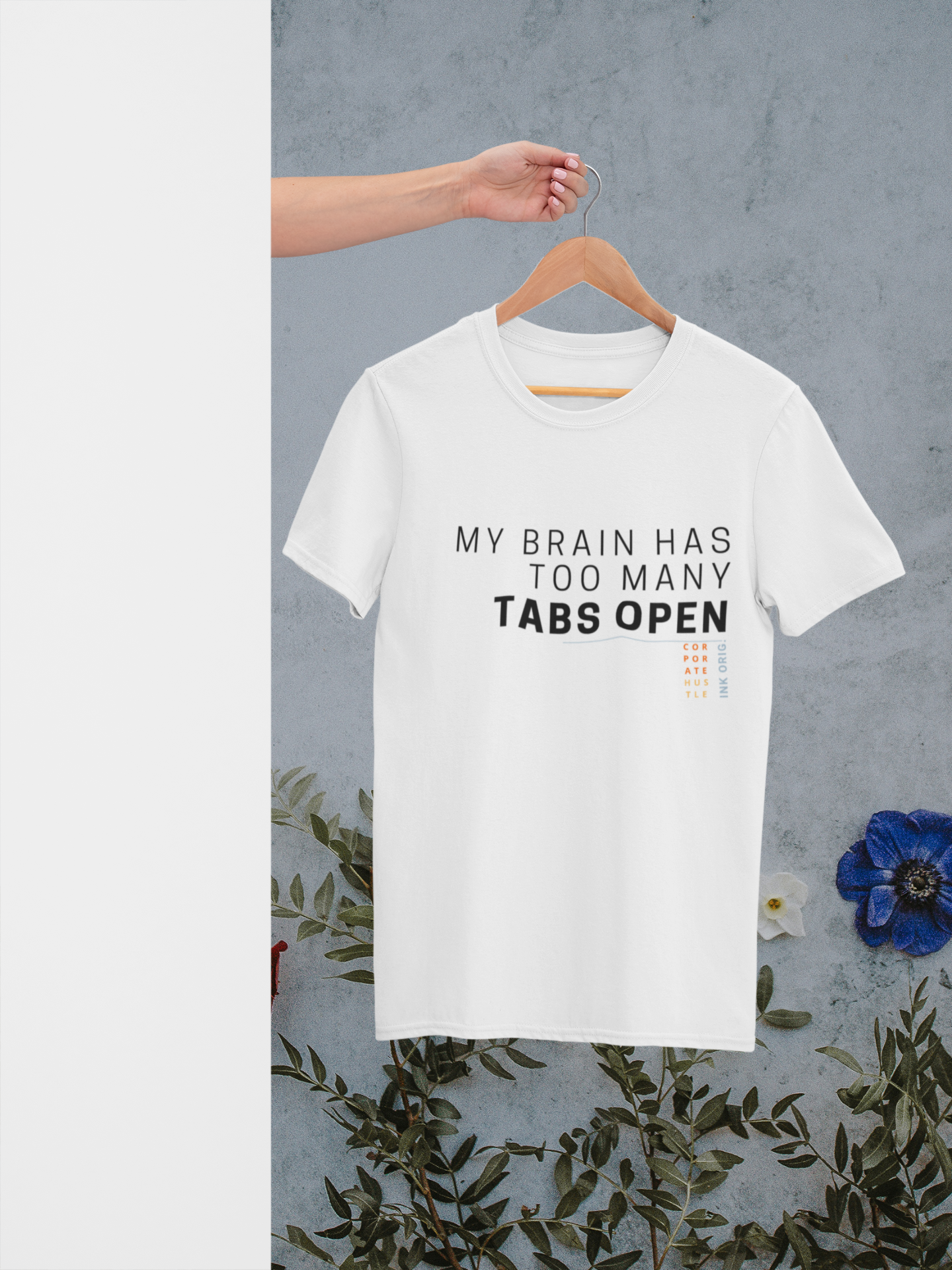 My Brain Has Too Many Tabs Open - Unisex Classic T-Shirt - White - aiink